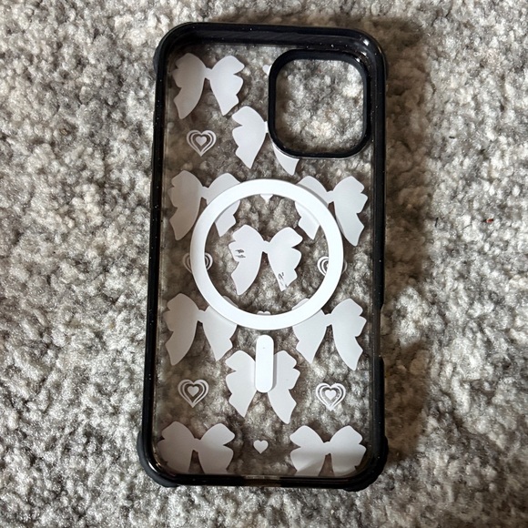 Casetify Pink Heart and Bow iPhone Case - Picture 2 of 2